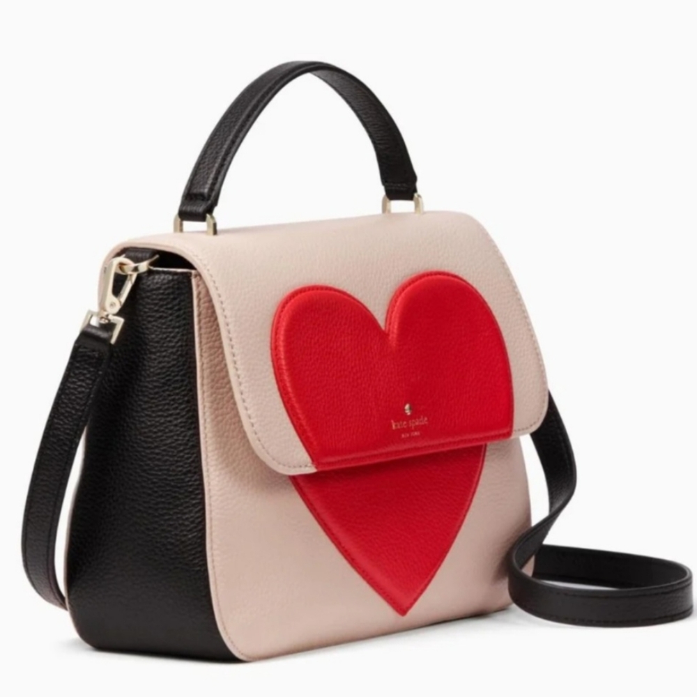 Kate Spade Be Mine Alexya Heart Satchel - Picture 8 of 8